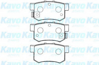 KAVO PARTS bp2043 -  Комплект тормозных колодок, дисковый тормоз